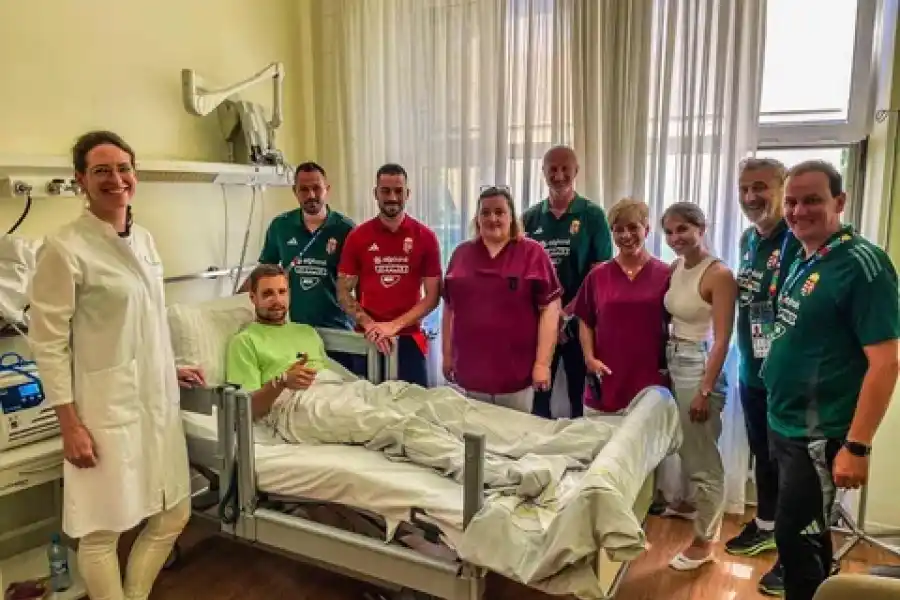 Luego de ser operado, el húngaro Varas fue dado de alta