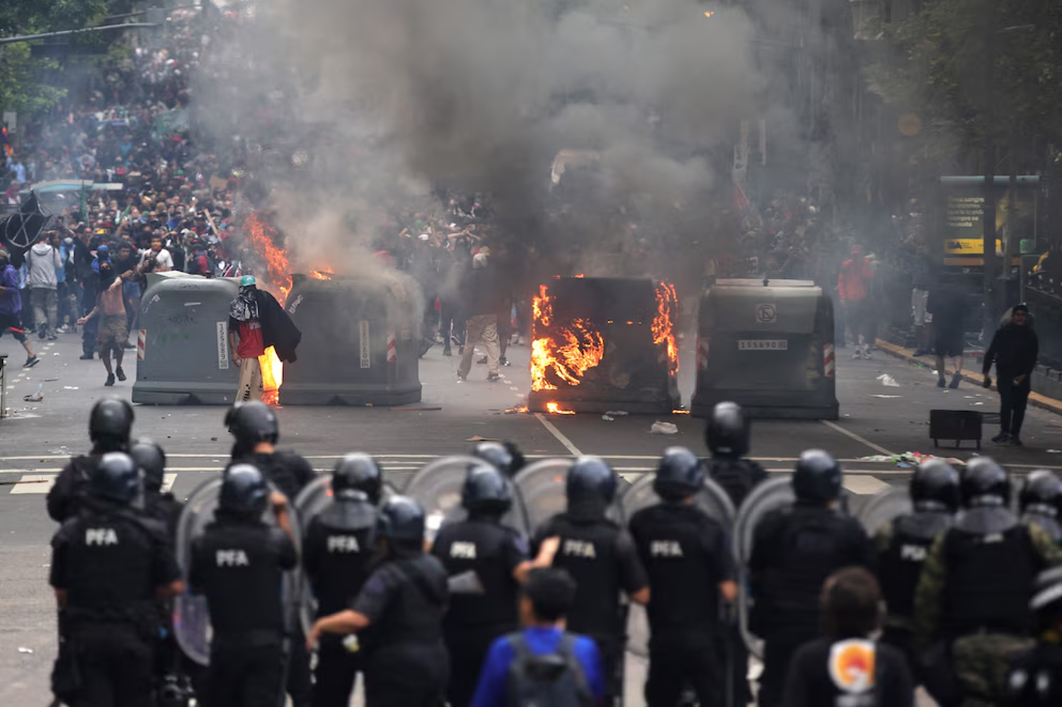 policia protesta congreso - 1