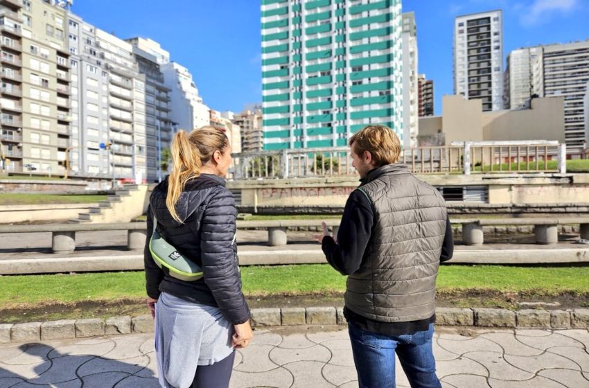Comenzaron las refacciones de una plazoleta patrimonio histórico de la ciudad