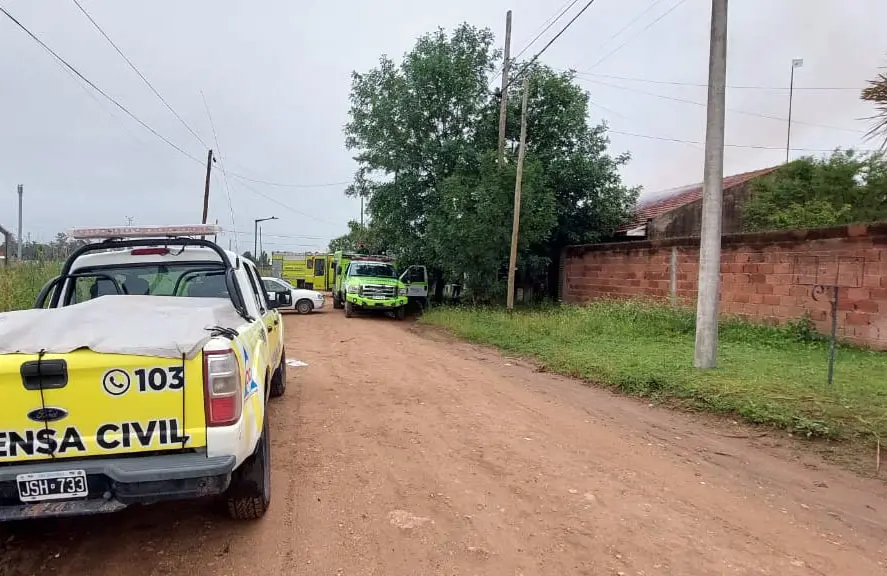 Falleció la mujer que el miércoles quedó atrapada en un incendio