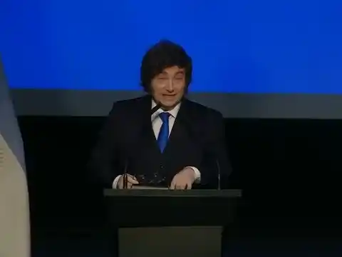 El presidente Javier Milei celebra el fallo de la justicia de Estados Unidos en la causa de YPF. Foto: Agencia Noticias Argentinas/ Presidencia
