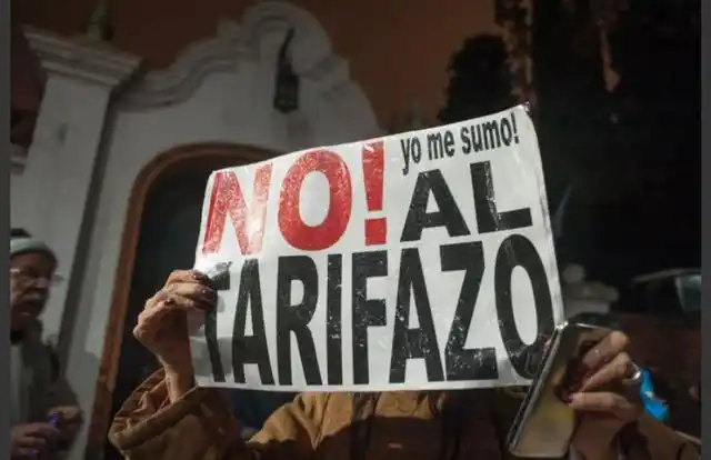 Suba de tarifas y clase media