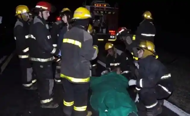 Accidente fatal en Ruta 7 altura Chacabuco: Un muerto y seis heridos 