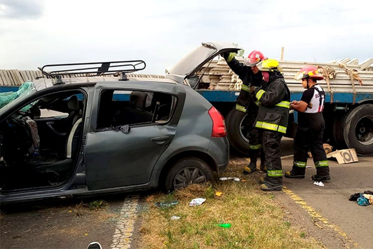 Accidente en Ruta 12: Dieron el parte médico de la mujer internada en terapia