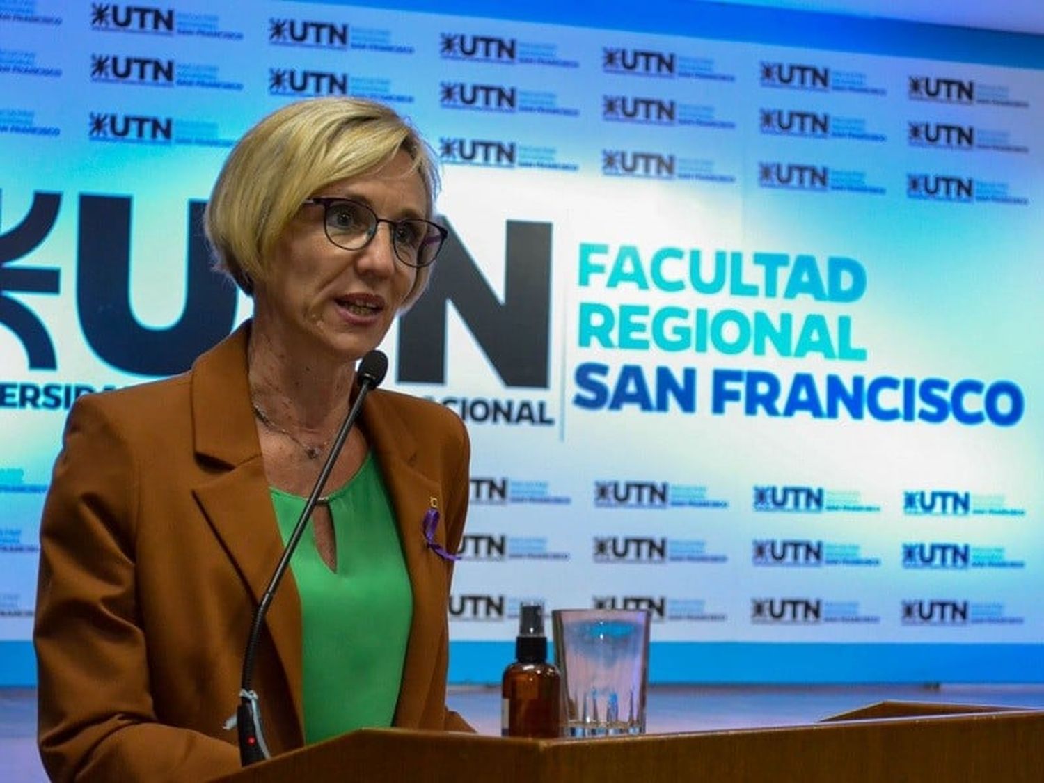 La vicedecana de la UTN, Claudia Verino.