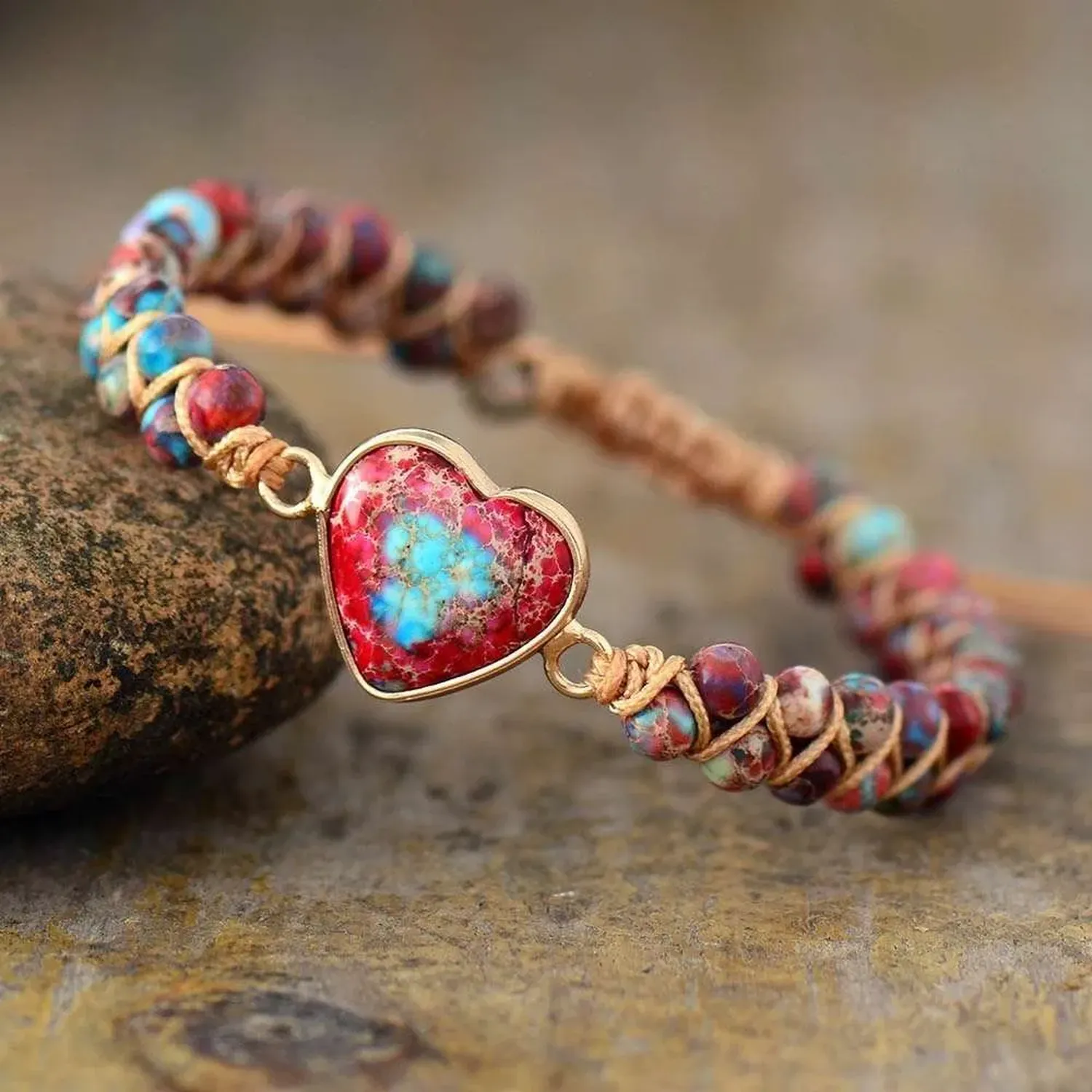 pulsera de caracol piedra - 3