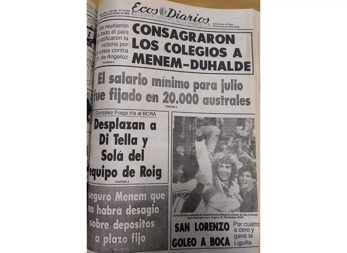 Viernes 23 de junio de 1989