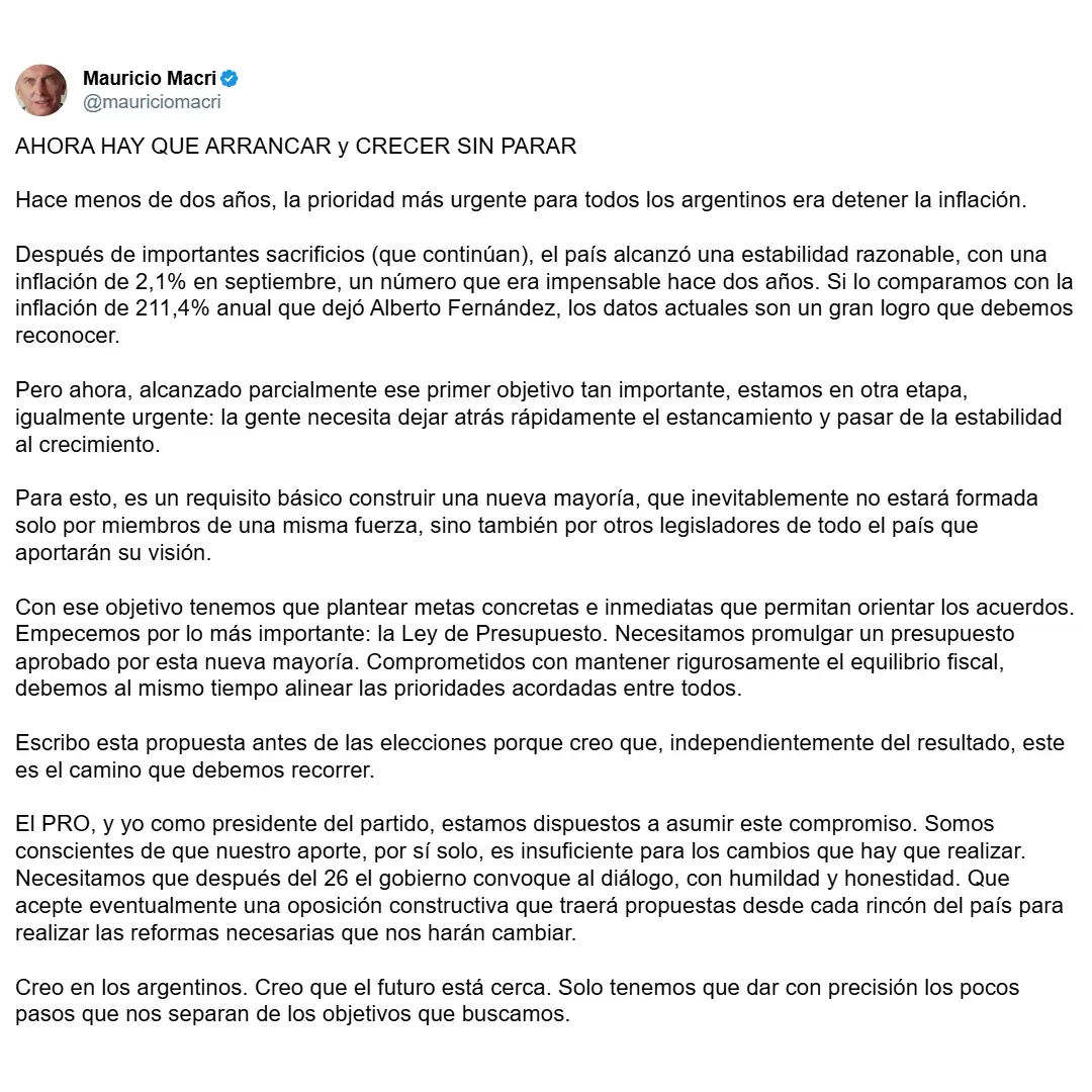 tuit macri