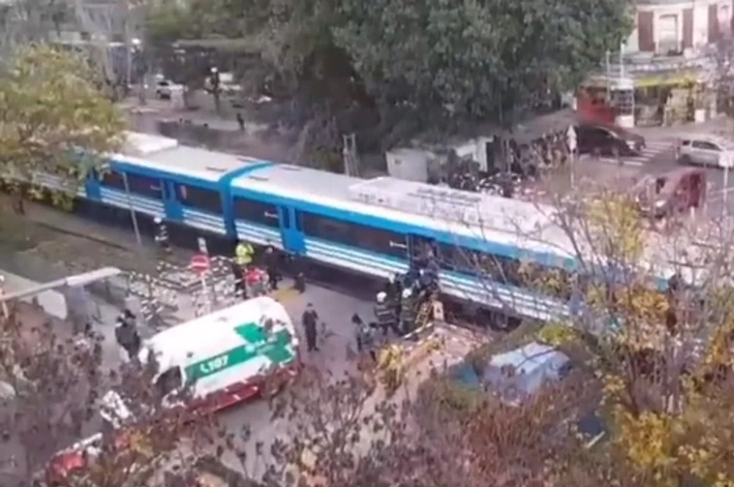 Tragedia en Floresta: un hombre murió arrollado por el tren Sarmiento