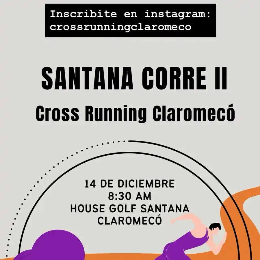 flyer santana corre II