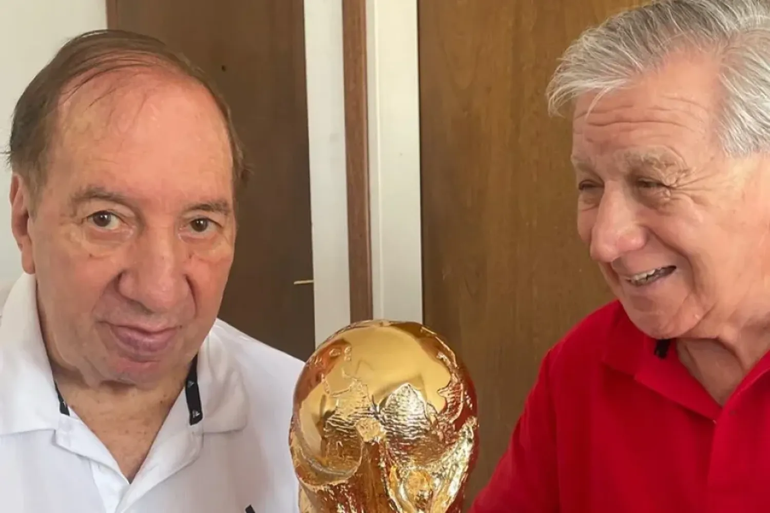 Bilardo y Pachamé se reencontraron para celebrar el título mundial