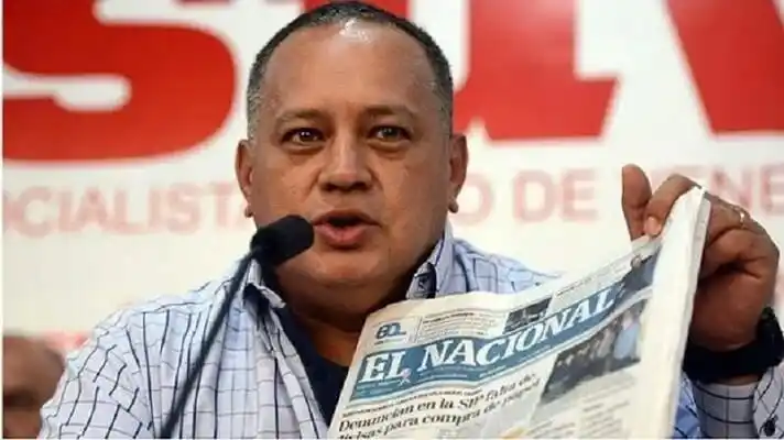 AHORA VA POR LA WEB: Diosdado Cabello esgrime otra amenaza contra El Nacional