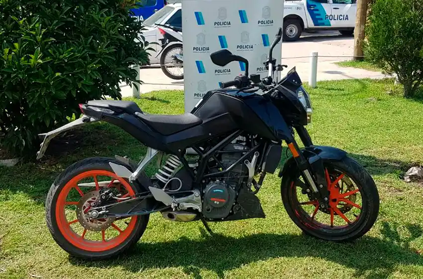 Atrapan a dos motochorros: uno era menor