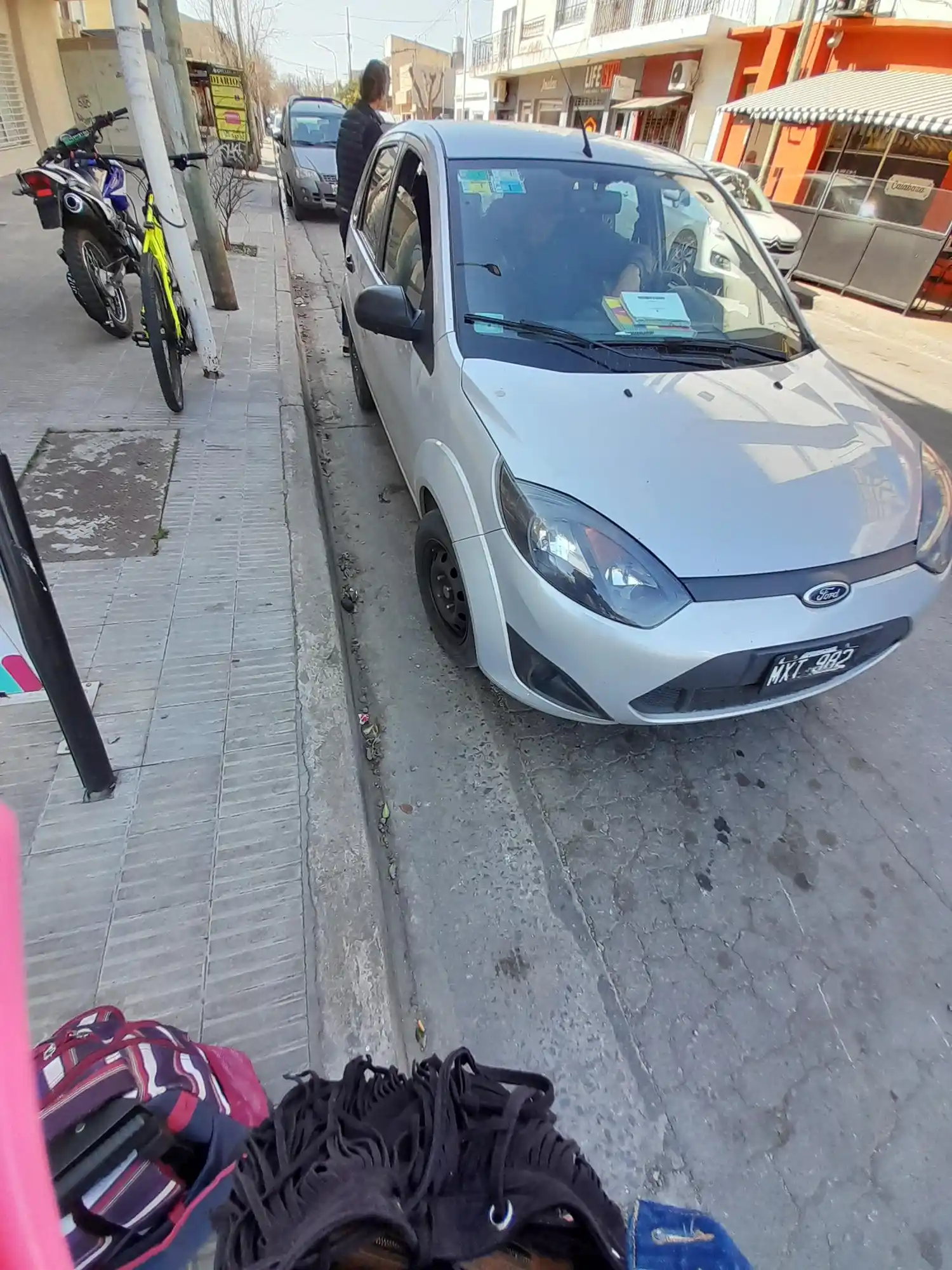 Parada de transporte sin demarcación