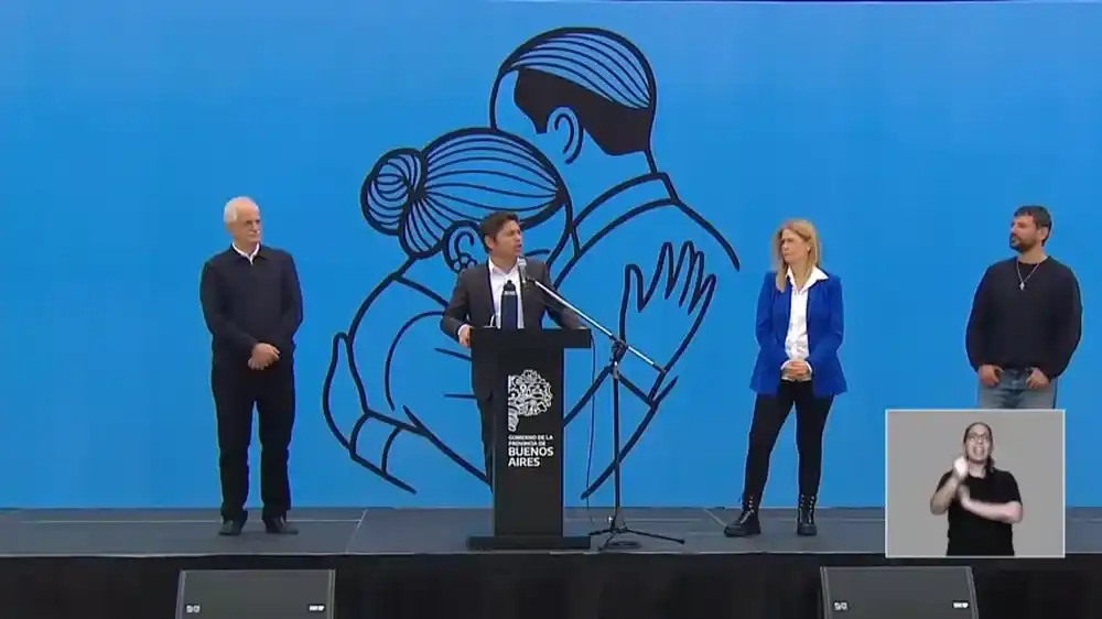 Axel Kicillof encabezó el acto en la Quinta de San Vicente por el Día de la Lealtad Peronista.