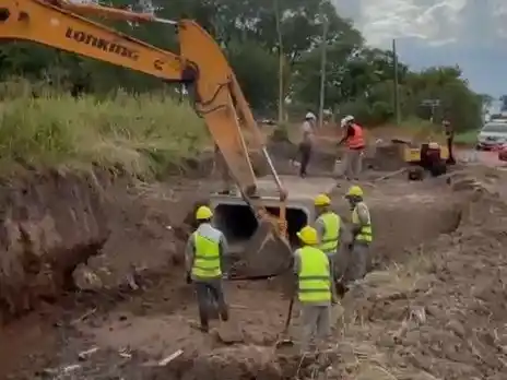 Una obra clave para el drenaje urbano.
