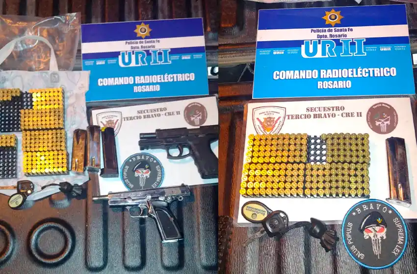 Vio a la Policía y huyó por los techos: secuestraron vehículos con pedidos de captura y armas en el lugar