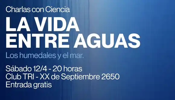 Anuncian la realización de una charla sobre el mar y los humedales
