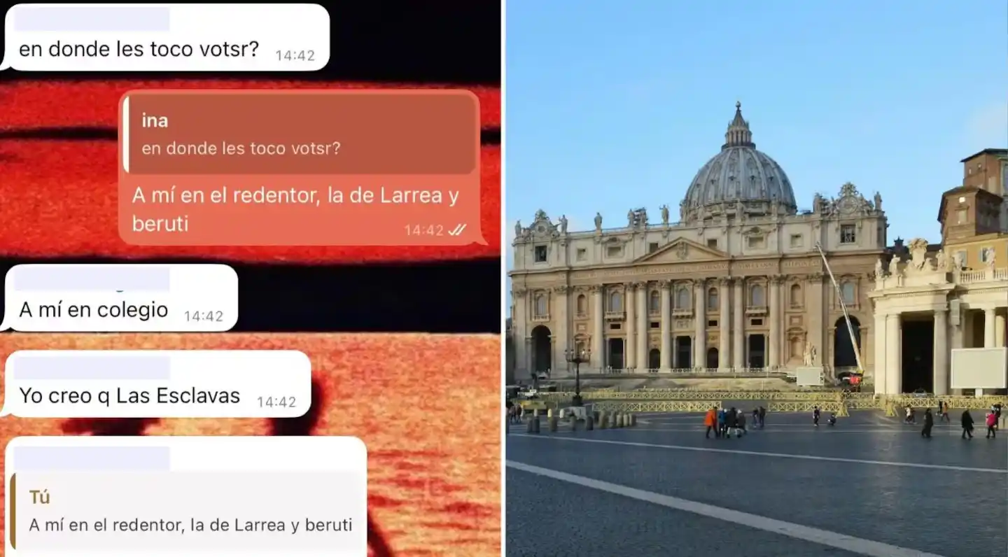 Las amigas le hicieron creer que podía elegir al Papa: “¿Chicas a quién van a votar?”