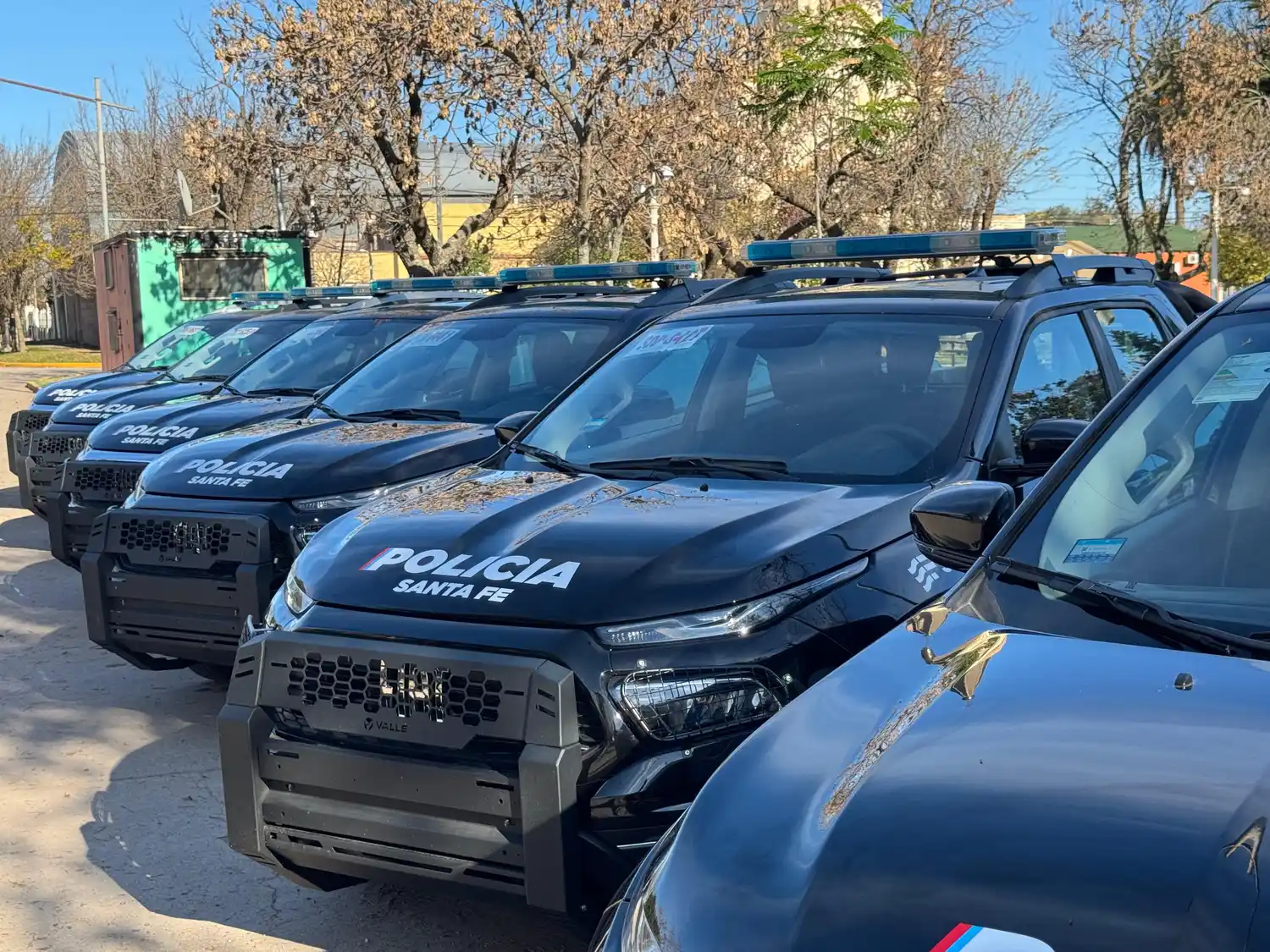 Las nuevas unidades fueron presentadas en la localidad de Melincué.