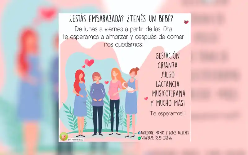 Grávida invita a embarazadas a almorzar y compartir