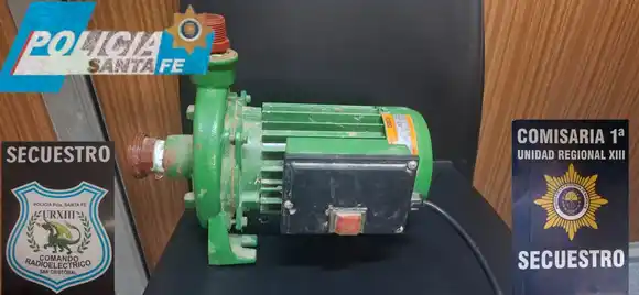 Los vecinos atraparon a un ladrón por el robo de una bomba de agua y lo entregaron a la policía