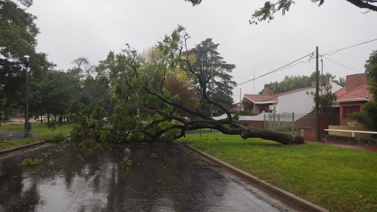 Sigue vigente la advertencia por lluvias y tormentas para cinco departamentos de la provincia
