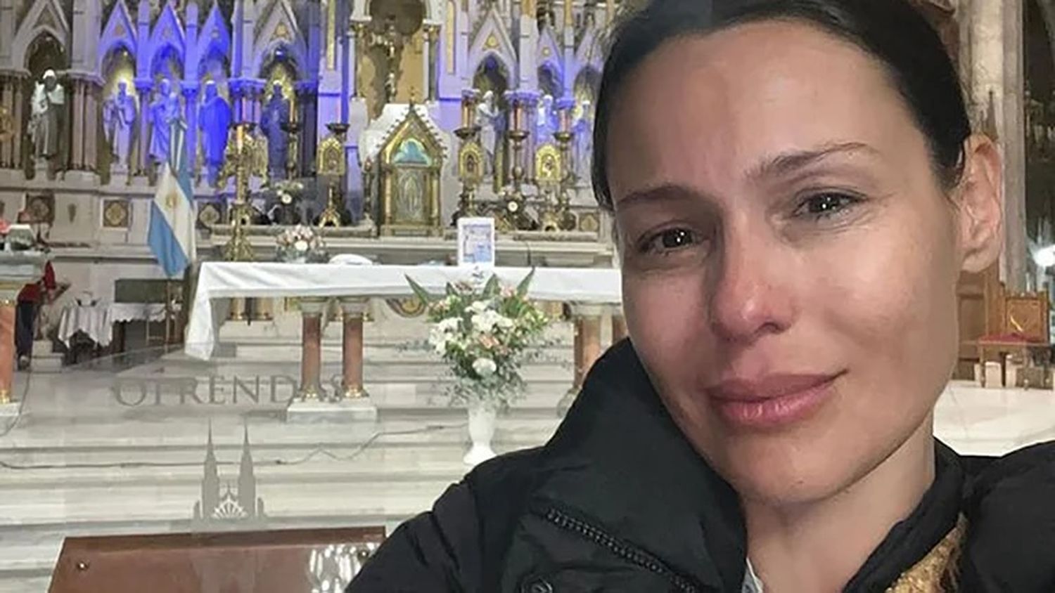 El conmovedor mensaje de Pampita tras la peregrinación a Luján con una foto de su hija Blanca: “Cura nuestras heridas”