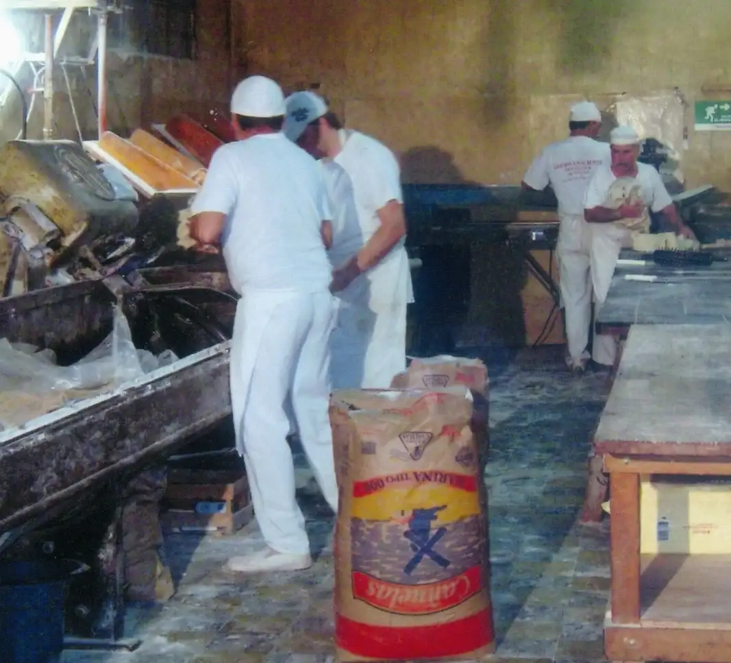 La cuadra en un momento de mucho trabajo-