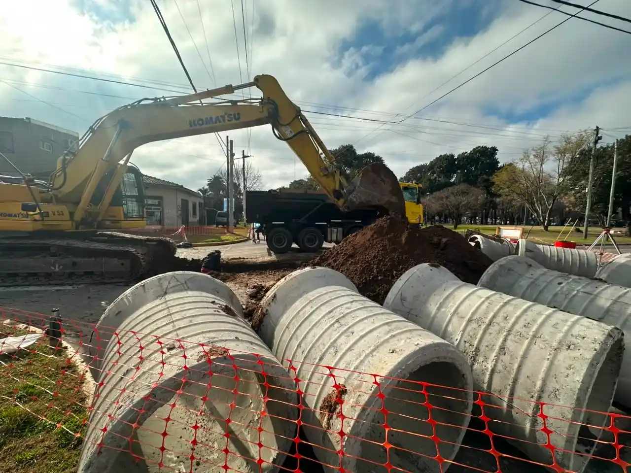 Almirante Brown: El Municipio avanza con obra para sanear más de diez hectáreas