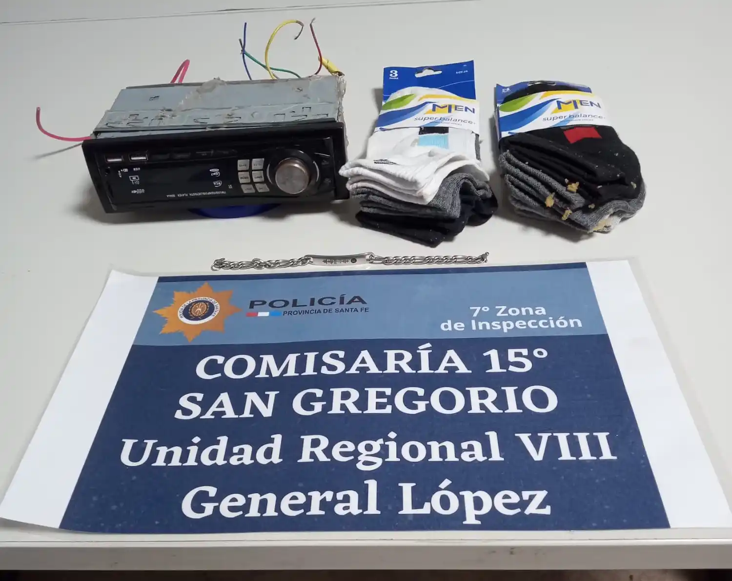 Los elementos fueron recuperados por la policía.