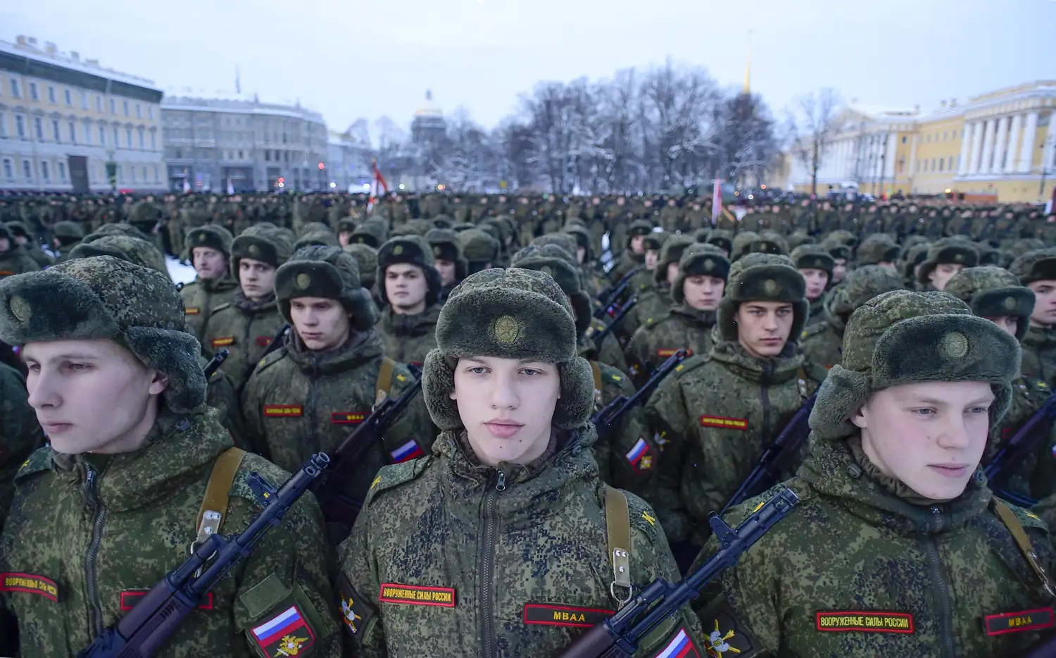 Rusia conmemoró el fin del asedio de Leningrado con un gran desfile militar
