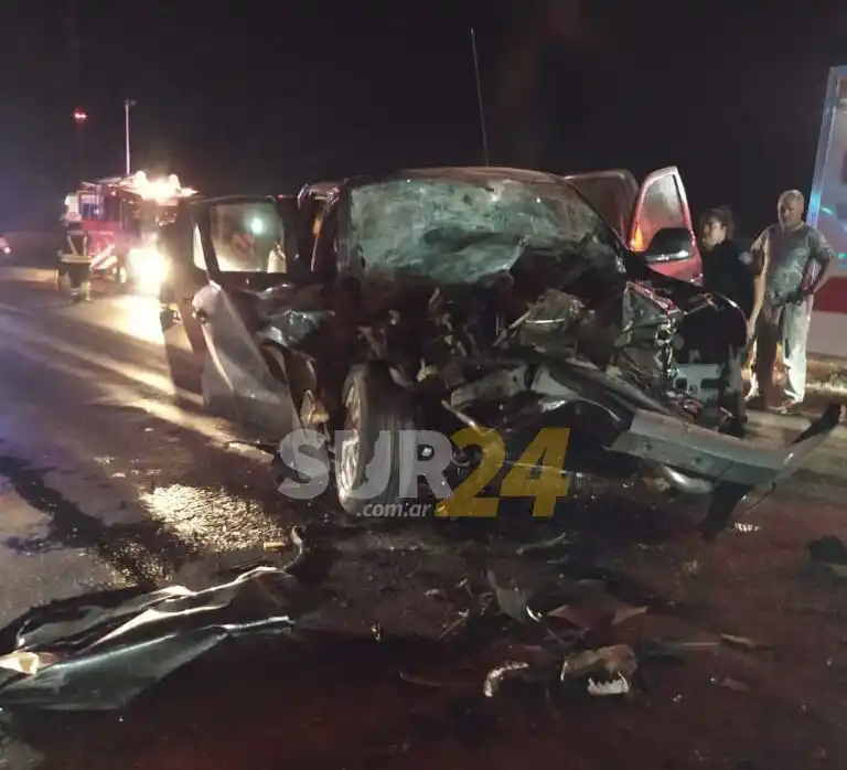 Choque entre camión y pick-up deja un hombre fallecido en cruce de ruta 33 y 94