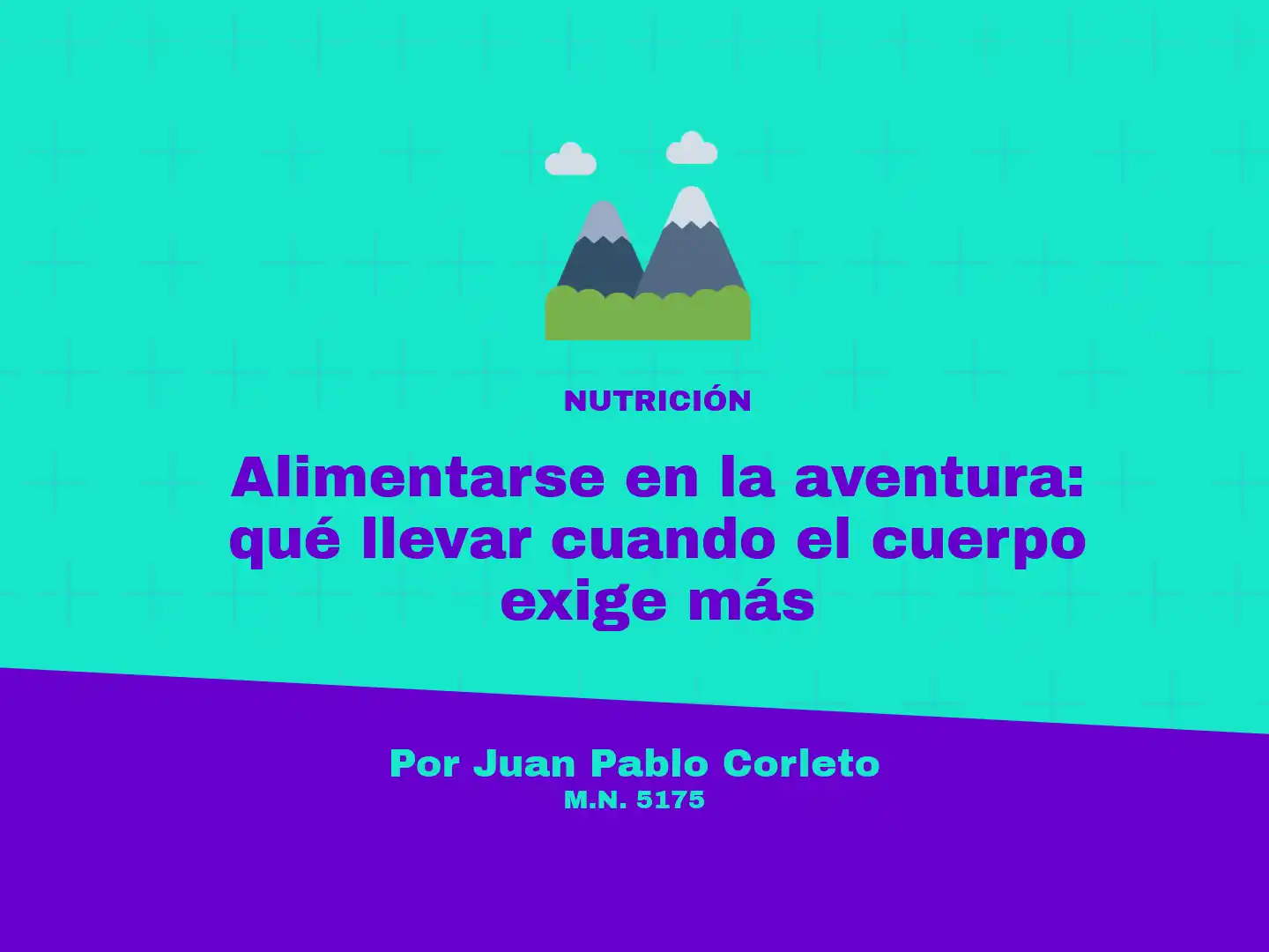 La columna de Juan Pablo Corleto.