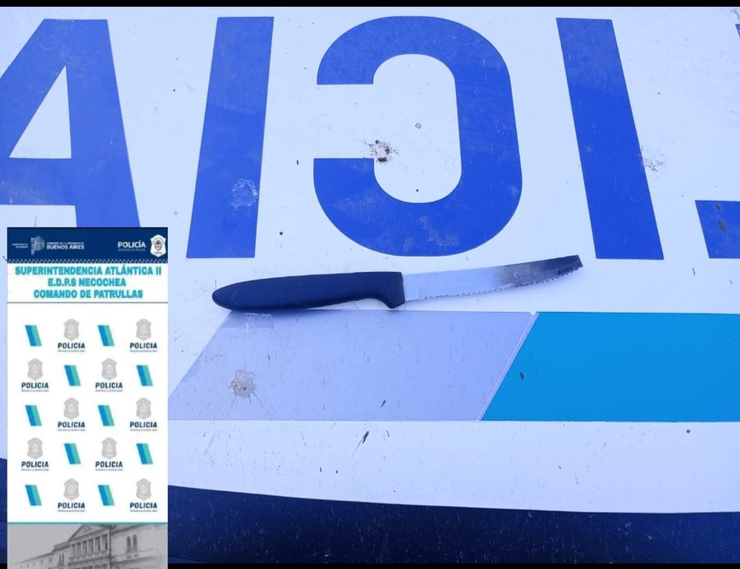 Menor de 16 años trató de sacarle un arma a un policía