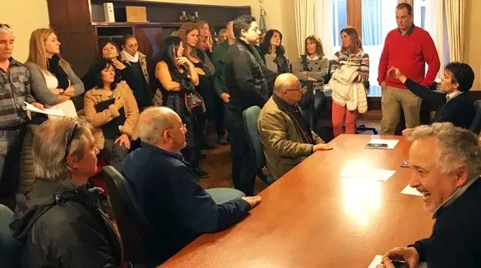 López recibió a los comerciantes y, por ahora, se paralizó el MICC