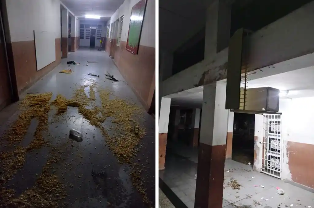 Ataque vandálico en la Escuela Combate de Quebracho en Santa Fe: destrozaron las instalaciones