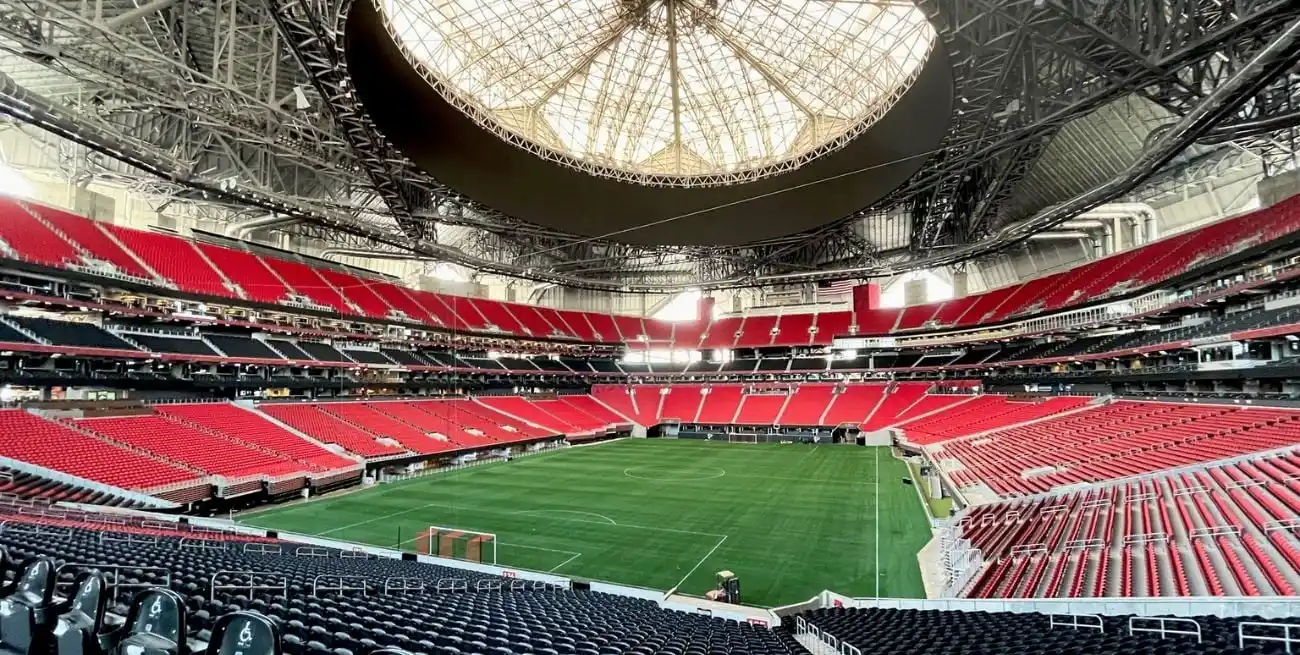 El Mercedes Benz Stadium de Atlanta albergará el partido inaugural de la Copa América 2024.