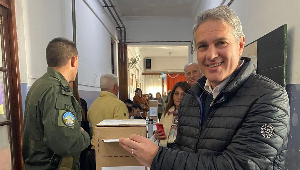 Golía, al momento de votar en estas Primarias