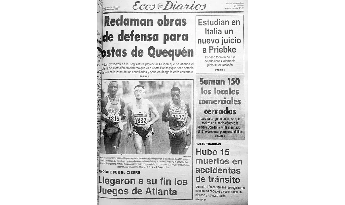 Lunes 5 de agosto de 1996