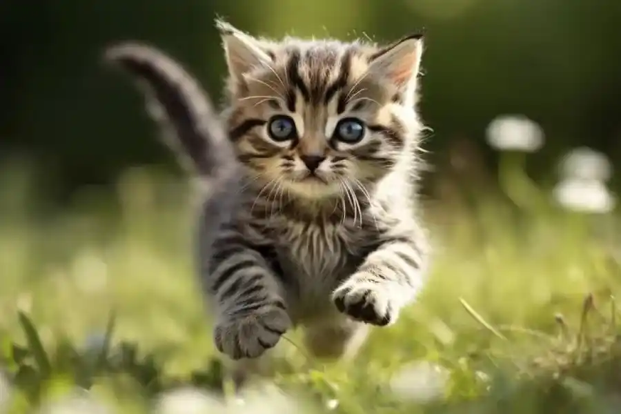 Por qué los gatos se lanzan a correr de improviso