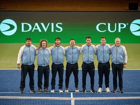 Argentina confirmó el equipo para debutar en la Copa Davis 2026. Foto: @AATenis)