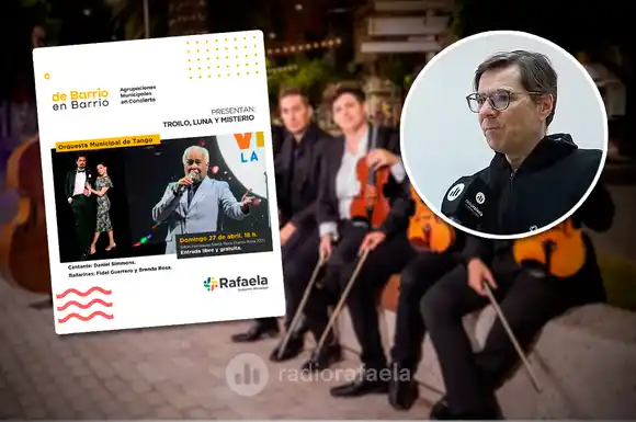 La Orquesta Municipal de Tango abrirá el ciclo “De barrio en barrio” en Villa Rosas: lo que tenés que saber
