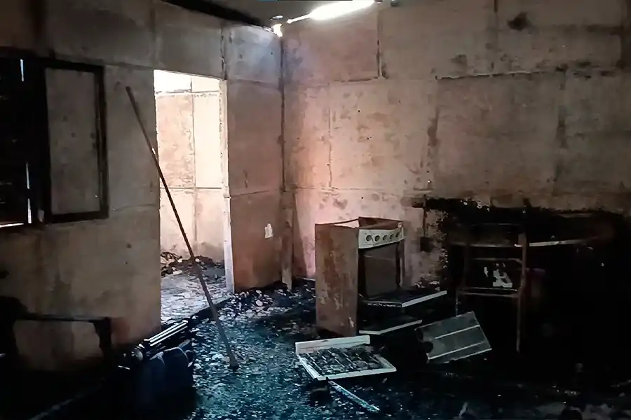 Perdió todo en un incendio y necesita la ayuda de los rafaelinos: ¿cómo colaborar?