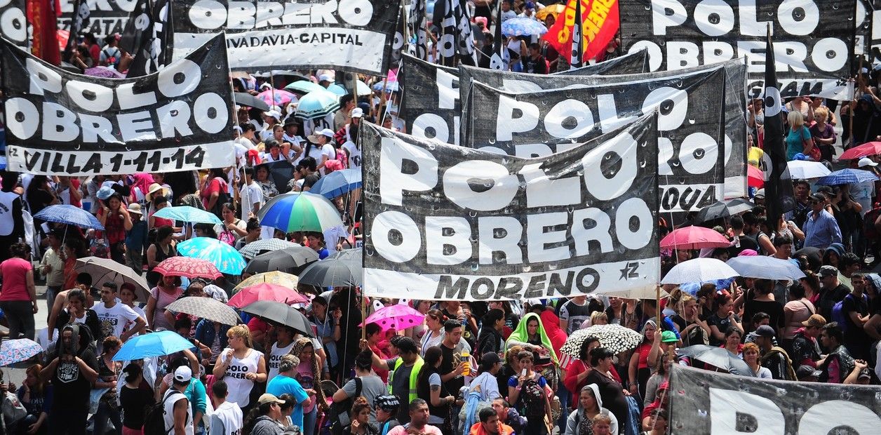 Organizaciones sociales ya le marcan la cancha a Alberto Fernández y protestan en el Obelisco