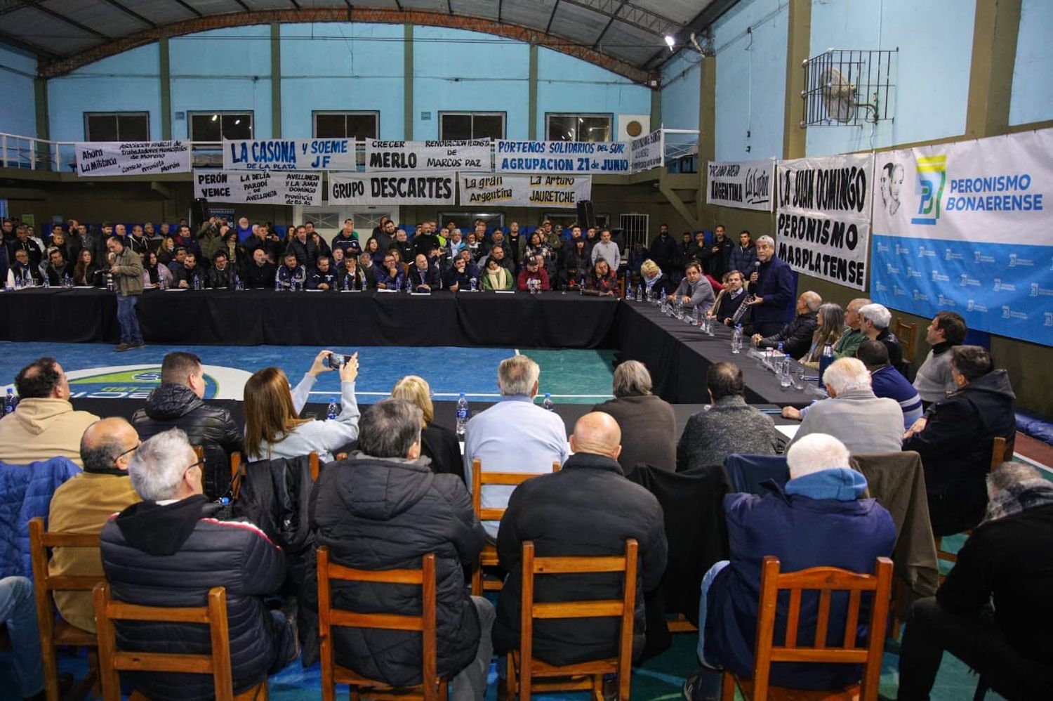 El acto fue en Avellaneda