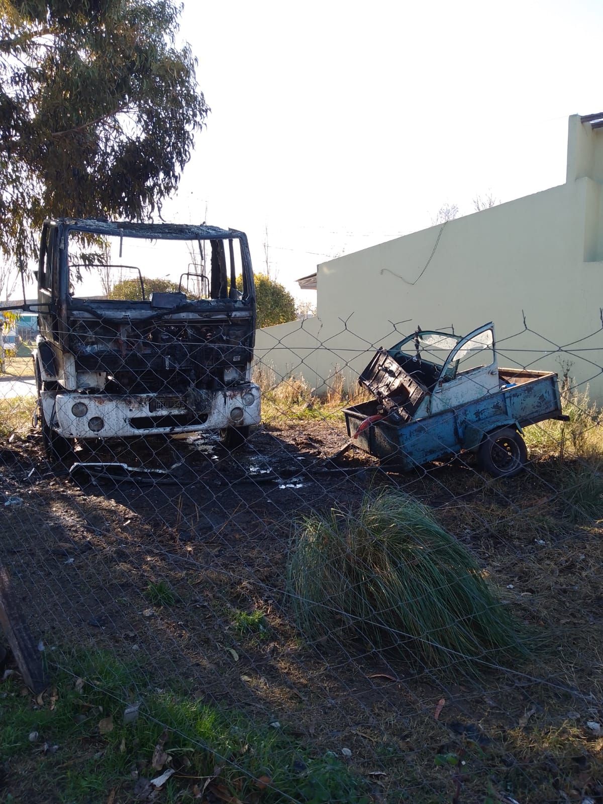 Incendio en un taller de Ameghino 640