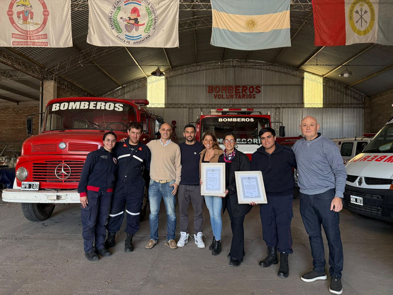 Bomberos san gregorio