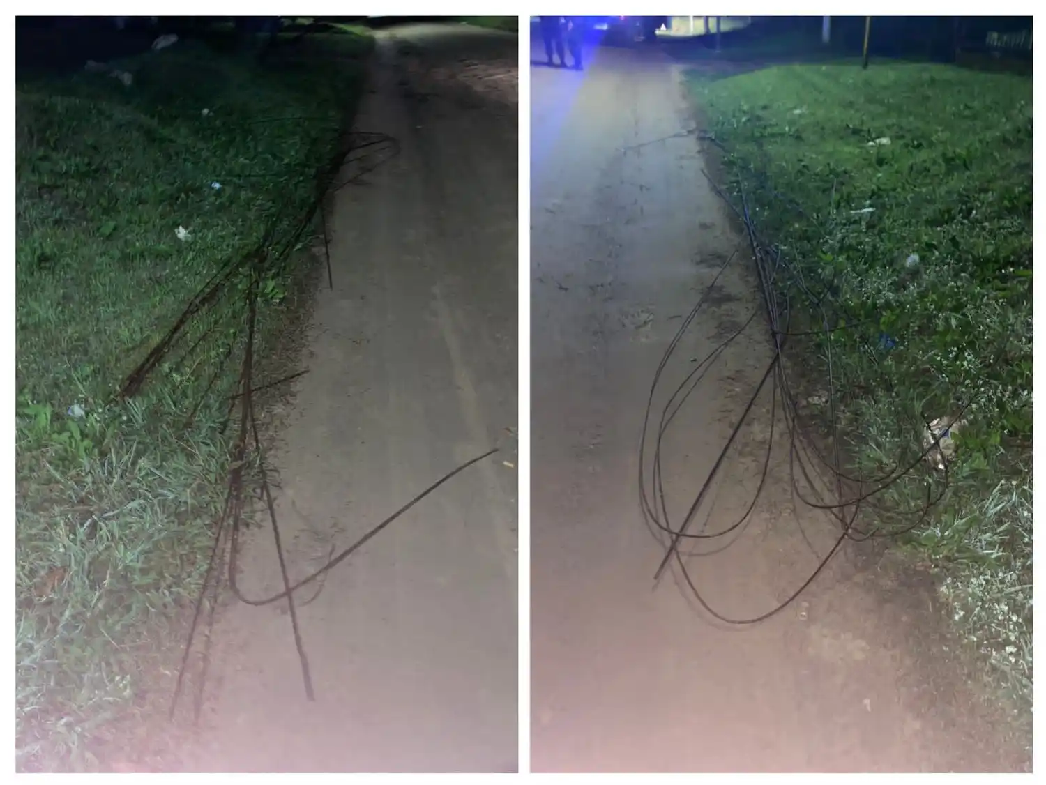 Dos hombres robaron en una obra en construcción, fueron descubiertos pero lograron fugarse