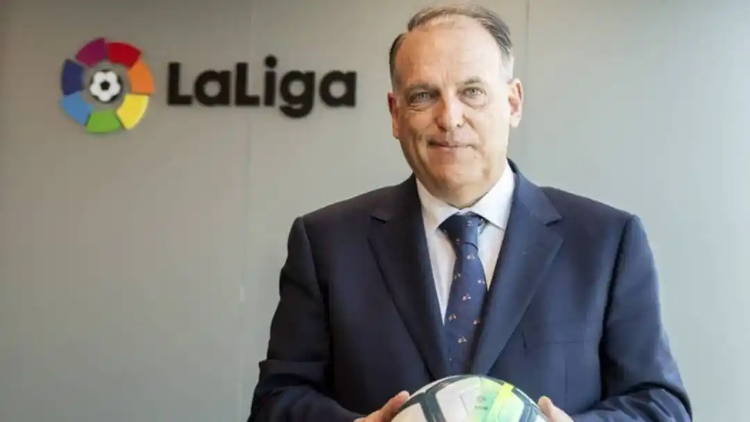 El actual presidente de La Liga, Javier Tebas